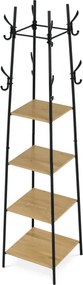 Stojanový vešiak kovový hnedý GD-170 OAK