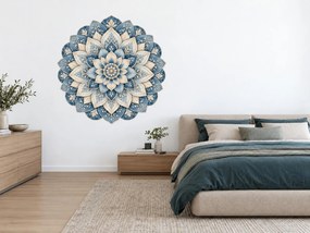 Modrá mandala arch 75 x 75 cm