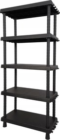 ARTPLAST Davide + D+70355 Regál s nastaviteľnou výškou políc, 5 políc, šírka 72 cm