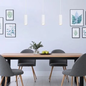 Globo 57911HW - Luster na lanku ROBBY 1xGU10/35W/230V biela