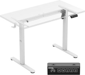 Výškovo nastaviteľný elektrický rám Xeno 1.7 White