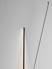 LED čierna stojaca lampa Kimolia