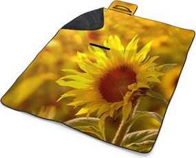 Sablio Plážová deka Slnečnice 3: 200x140 cm