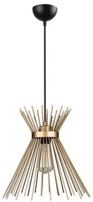 Kovové závesné svietidlo v zlatej farbe Izmir – Squid Lighting