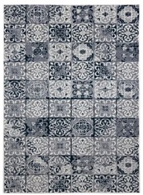 Koberec HEOS 78586 krém / nebeský PATCHWORK
