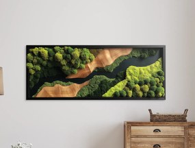 drevko |  Machový obraz Spočinutie (UV tlač)  35 x 90 cm