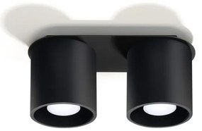 Sollux SL.0054 - Bodové svietidlo ORBIS 2 2xGU10/40W/230V čierna