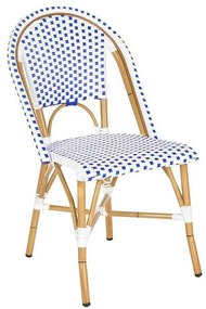 Súprava 2 záhradných stoličiek „Adalane II Blue", 45 x 54 x 88 cm