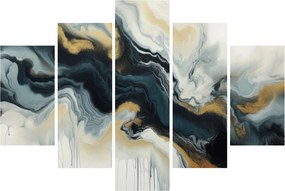 Obraz - Mramorovaná kresba (150x105 cm)
