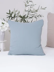 Mušelínová obliečka na vankúš 40 × 40 cm Alexia Duo - mätová/cappuccino