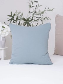 Mušelínová obliečka na vankúšik 40 × 40 cm Alexia Duo - mätová/cappuccino