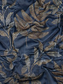 Baránková deka mikroplyš Digital 150 × 200 cm – Gabriela tmavo modrá