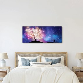 Obraz - Vesmírny strom (120x50 cm)