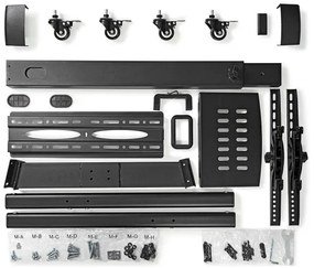 Nedis TVSM5100BK - Podlahový stojan pre TV 32-55" čierna