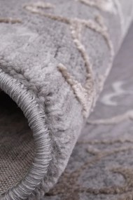 Koberec GALYA K3810A sivý / hnedý kruh