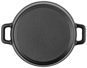 GSW Súprava liatinových mini servírovacích hrncov, 2-dielna (čierna)  (100354492)