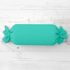 Biante Vankúš valec bonbon Rongo RG-093 Svetlo tyrkysový 15x60 cm