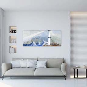 Obraz maľby majáku (120x50 cm)