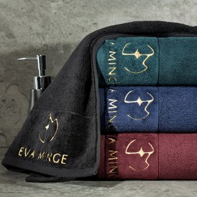 BAVLNENÝ UTERÁK EVA MINGE GAJA SADA 6KS 30X50 CM TMAVOZELENÁ