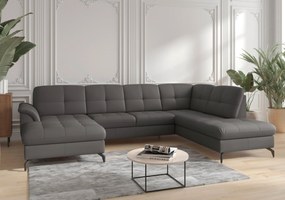 XXXLutz SEDACIA SÚPRAVA, textil, koža, antracitová Sit & More - Sedačky - 00014401634J