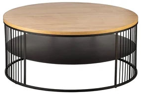 Eglo 424049 - Konferenčný stolík TOZAWA 36x80 cm hnedá/čierna EG424049