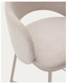 Krémová barová stolička (výška sedadla 65 cm) Maina – Kave Home