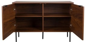 Hnedá komoda v dekore orecha 110x74x40 cm Stripes – White Label