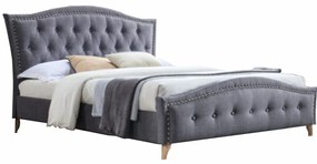 Manželská posteľ GIOVANA sivá Rozmer: 180x200cm