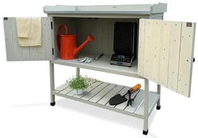 Habau Záhradný stolík s odkladacím priestorom a skrinkou  (100374496)