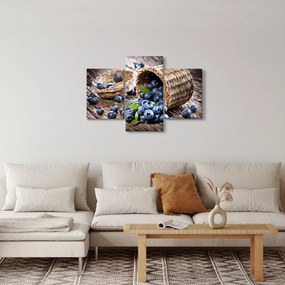 Obraz - Šťavnaté čučoriedky (90x60 cm)
