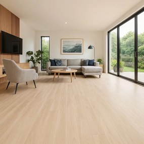 Gerflor, PVC podlaha - lino Loftex 2171 Boutic Naturel, na mieru, šíře 2m,4m, béžová, filc, chodba / predsieň