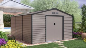 G21 Záhradný domček 340 × 382 × 205 cm (sivá)