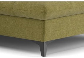 Rozkladacia rohová sedacia súprava do L MARANO pravá olivová