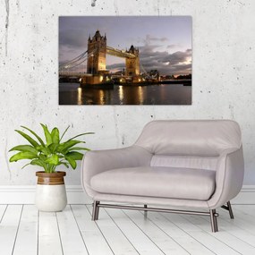Obrázok - Tower Bridge v noci (90x60 cm)