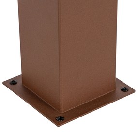 Inteligentná stojaca vonkajšia lampa hrdzavohnedá 30 cm vrátane Wifi P45 - Denmark