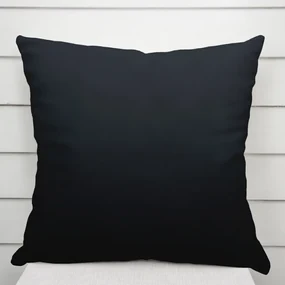 Biante Saténová obliečka na vankúš LUX-026 Čierna 50 x 60 cm