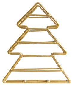 Stojan na servítky LET IT SNOW zlatý 869155