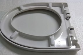 Cersanit Parva, antibakteriálne toaletné sedátko z duroplastu s pomalým dopadom, biela, K98-0122