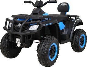 Ramiz Štvorkolka XT-Speed pre deti modrá + pohon 4x4 + EVA kolesá + pomalý štart + MP3 rádio + LED