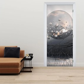 Fototapeta na dvere - Abstraktné gule (95x205cm)