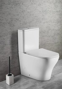 Sapho Sapho, BELLO RIMLESS WC kombi misa s nádržkou,spodný/zadný odpad, PC103WR