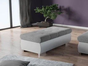 Taburetka Herkules, Dostupné poťahy: ekokoža Soft 017 (biela) + Soul 17