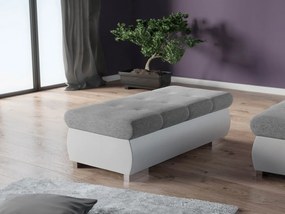 Taburetka Herkules, Dostupné poťahy: ekokoža Soft 017 (biela) + Soul 17