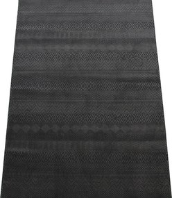 Koberec Zurich 1901 Dark Grey – sivý obdĺžnikový so vzorom Rozmer: 60x100 cm