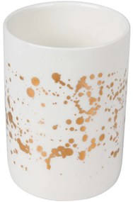 Hrnček Skylight pr. 6,5 cm výš. 9 cm bielo-žltý