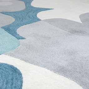 Flair Rugs koberce AKCIA: 160x230 cm Kusový koberec Zest Retro Floral Blue - 160x230 cm