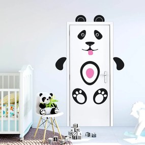 Panda - nálepka na dvere a stenu