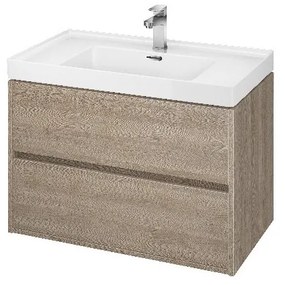 Cersanit Crea - závesná skrinka pod umývadlo 80cm, dub, S924-009