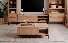 Široký regál so zásuvkami Korsika, dub artisan