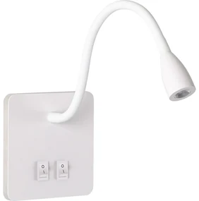 Brilagi - LED Flexibilná nástenná lampa MAYA Double LED/4W/230V + LED/3W biela BG1064